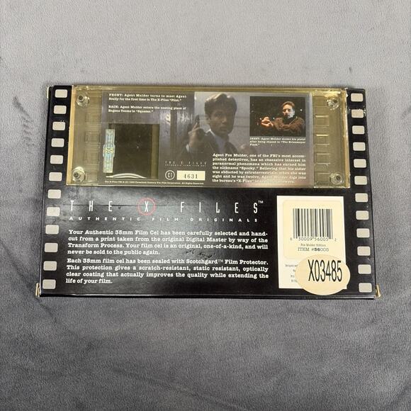 Vintage Topps X Files Comic Books Lot & other Memorabilia 35mm Film Cells Etc - Picture 6 of 16